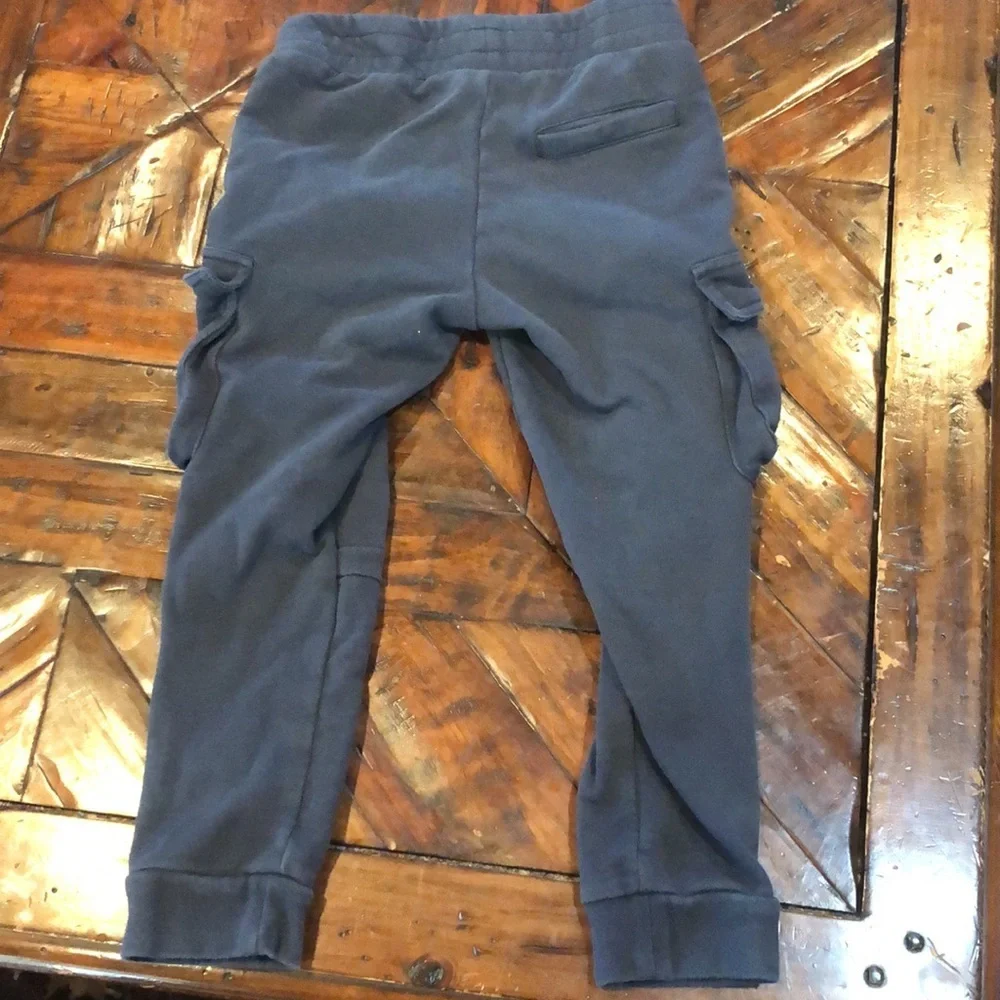 STELLA MCCARTNEY Kids' Contrast Appliquées Sweatpants In Grey and orange